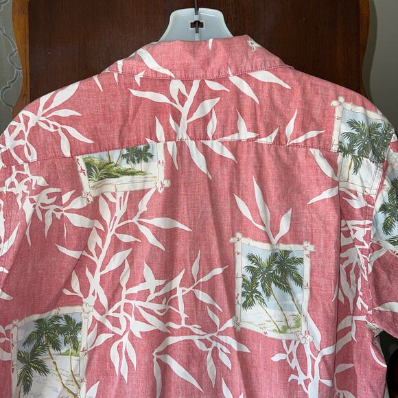 Vintage go barefoot men’s size medium coconut shell buttons Hawaiian shirt - Picture 5 of 7